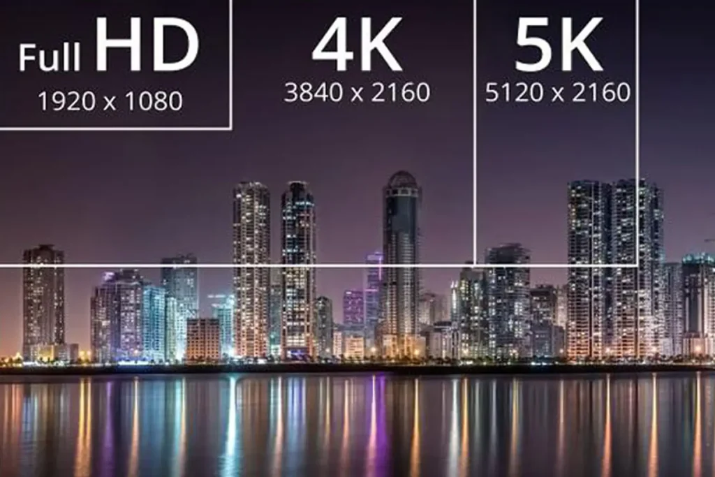 تفاوت رزولوشن‌ها در ویدئو پروژکتور و تأثیر آن بر کیفیت تصویر